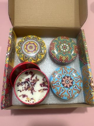 Set regalo di candele profumate