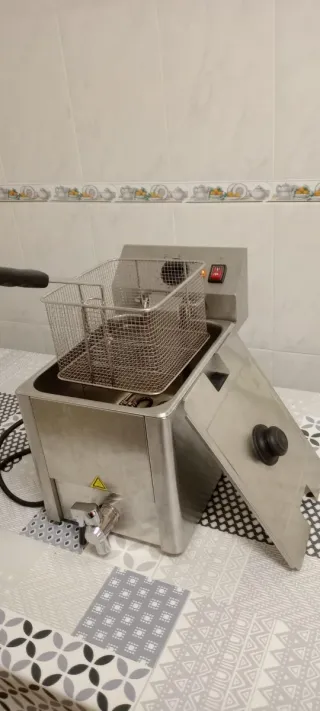 Freidora industrial acero inoxidable