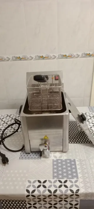 Freidora industrial acero inoxidable