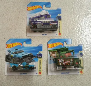Lote 3 coches Hot Wheels Serie HW Heavyweights