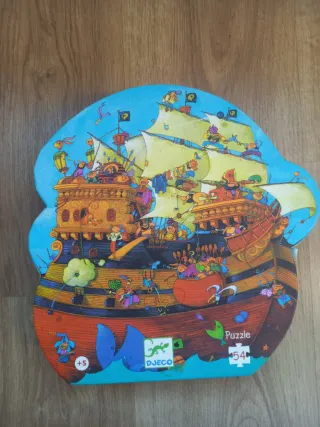 Puzzle Djeco Barco Pirata 54 piezas