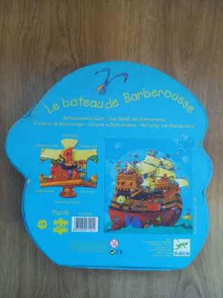 Puzzle Djeco Barco Pirata 54 piezas