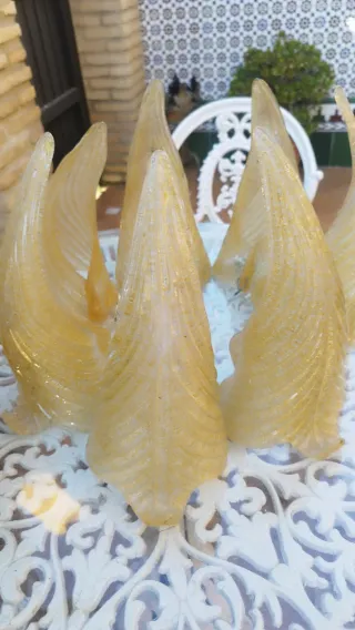 7 Pantallas Cristal Murano Texturizado