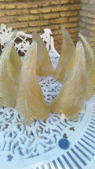 7 Pantallas Cristal Murano Texturizado