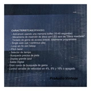 Reproductor CD Gemini CDJ 02 Profesional