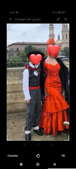 Vestido de sevillana rojo