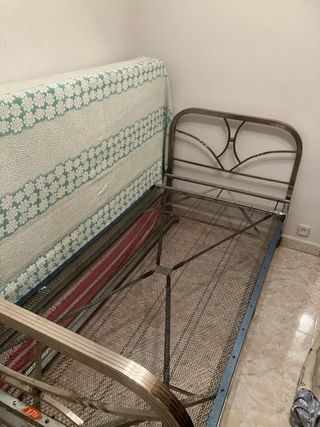 Somier Vintage 190x90cm Cabecero y pies de cama