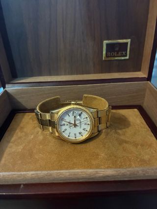 Rolex Oro date automatico caja y papeles