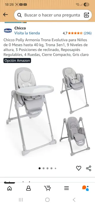 Trona Chicco Polly Armonia Evolutiva