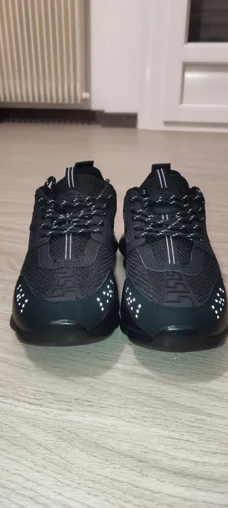 Versace Chain Sneakers Nere