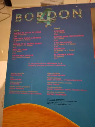 Vinilo LP Bordón 4 Colores Flamenco