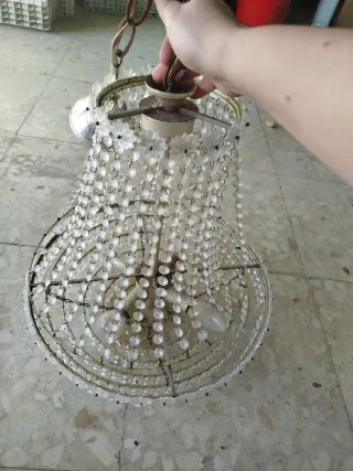 Lámpara de techo antigua