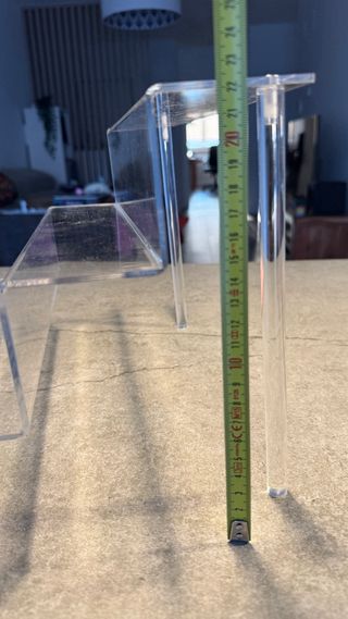 Expositor acrílico de 3 niveles