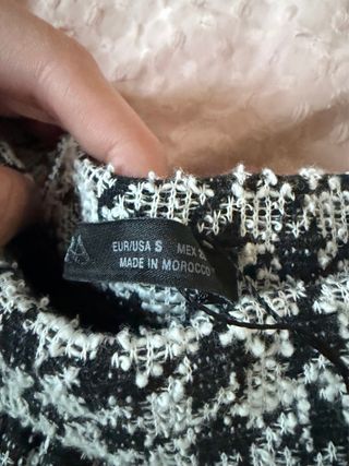 Falda globo Zara cuadros Vichy