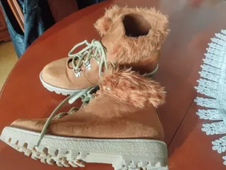 Botas de ante con pelo