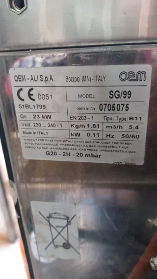 Horno Pizza  A Gas  OEM , 6pizssas