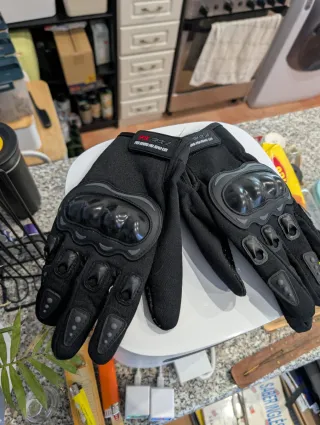 Luvas de Motociclista Pretas