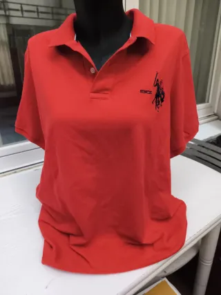 Polo U.S. Polo Assn. Talla XL Roja