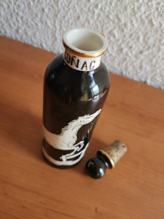 Botella Coñac Porcelana Sureda Caballo