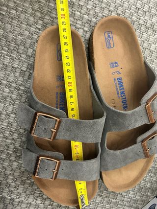 Birkenstock Arizona 43 Grigio nuove
