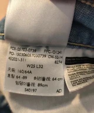 Levi's Demi Curve Skinny W25 L32