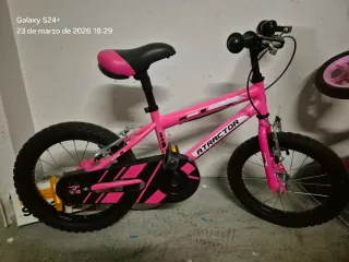 Conjunto bicicletas infantil rosa ATRACTOR