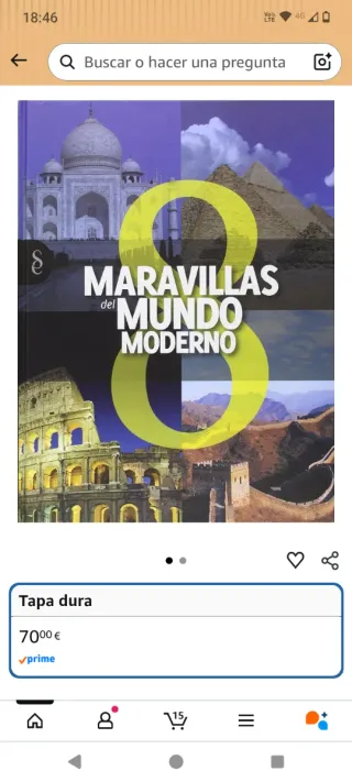 Libro 8 maravillas del mundo moderno.