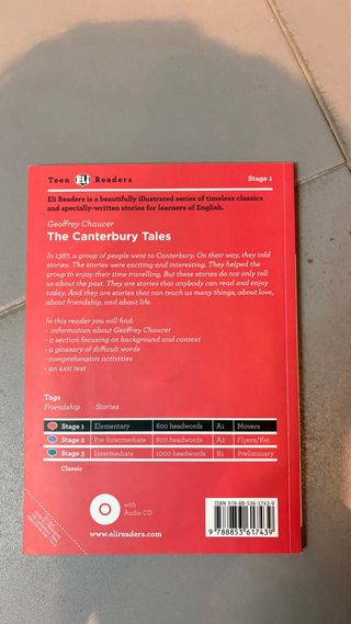Libro de lectura The Canterbury Tales