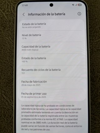 Samsung Galaxy S25 -  icyblue - (5 meses de uso)