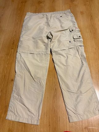 Fjällräven Pantalones Convertibles Beige Trekking