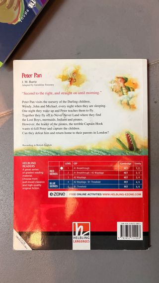 Libro de lectura Peter Pan