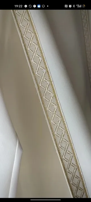 Tunichetta comunione bianca con passamaneria