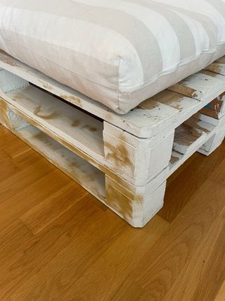 Sofá Palets 120x60 con colchones incluidos