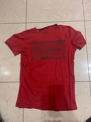Camiseta Pepe Jeans Roja Talla M
