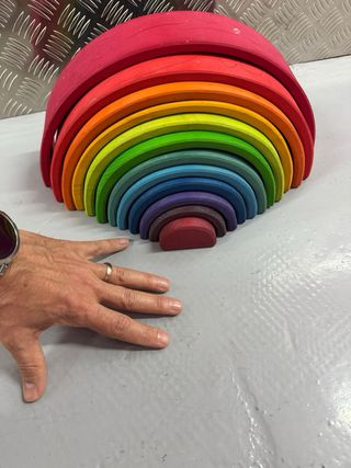 Arcoíris de Madera Montessori