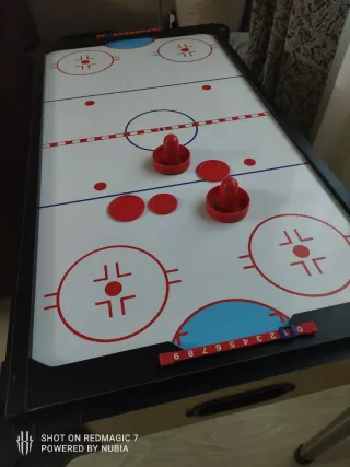 Mesa multijuegos:billar, ping pong, canasta, disco