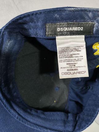 Cappello Dsquared2 Born in Canada patch blu