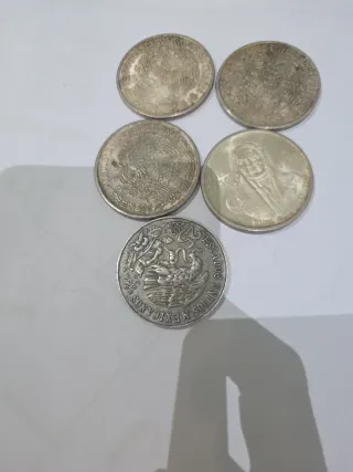 Lote de monedas de plata