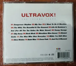 ULTRAVOX - The Island Years. Cd