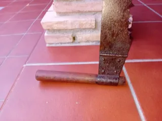 Sierra de tronzar antigua 1,4 metros