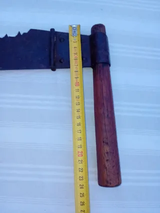 Sierra de tronzar antigua 1,4 metros