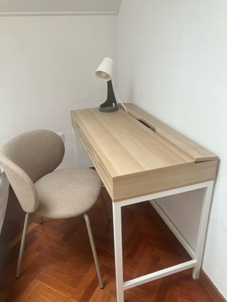 Butaca beige tapizada a estrenar