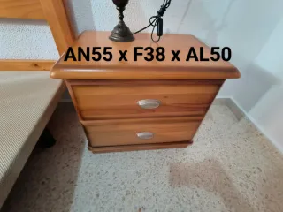 Dormitorio madera completo