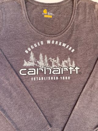 Carhartt Maglia Maniche Lunghe XL Grigio Scuro