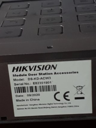 Videoportero Hikvision 6 vecinos ADMITO OFERTA
