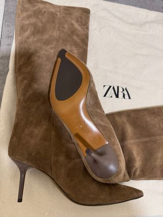 Botas Zara Talla 39 Marrón