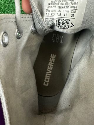 Converse All Star Grigie Tg 41