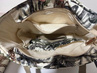 Bolso para carrito de bebé con estampado de jirafa