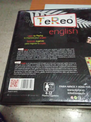 Juego TeReo English a estrenar
