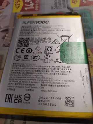 Batteria OPPO A38 SUPERVOOC 5000mAh